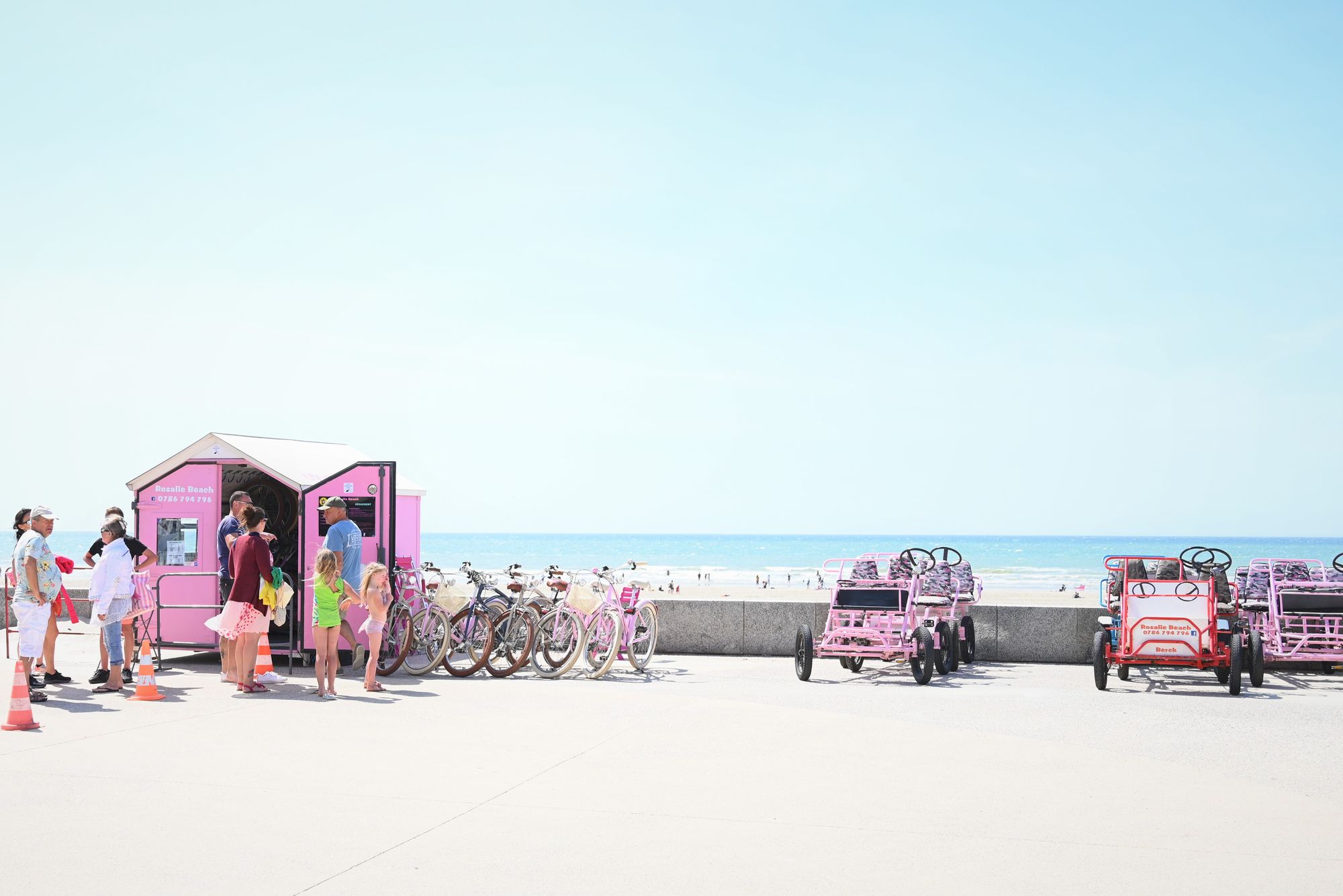 Location de vélos et de rosalies sur le front de mer de Berck
